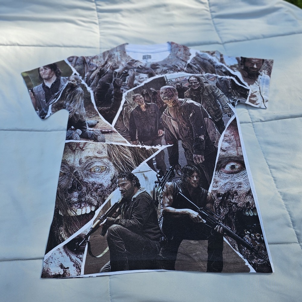 The Walking‎ Dead T-Shirt Unisex Small TWD Graphic TV Series Comics Zombies